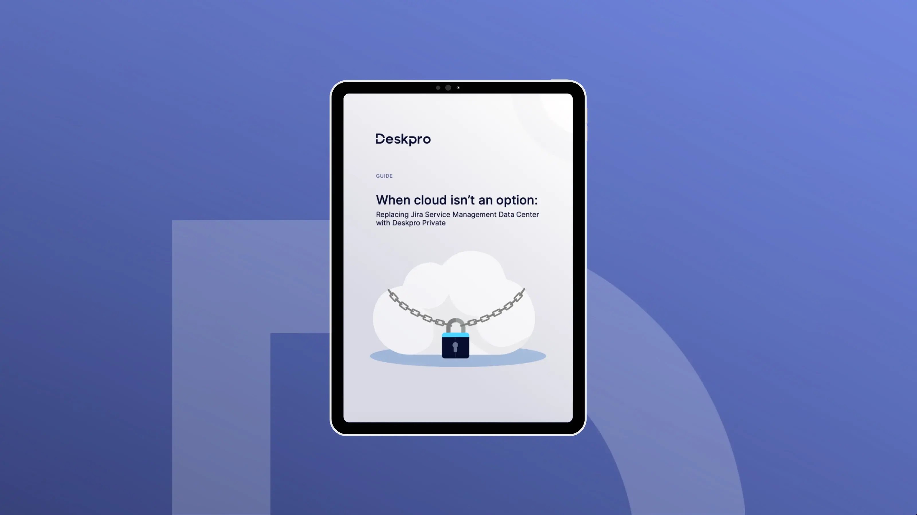 Replace Jira Service Management Data Center with Deskpro Private